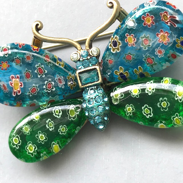 Art Nouveau Butterfly Pin P128 – Sweet Romance Jewelry
