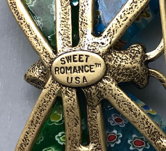 Art Nouveau Butterfly Pin P128 – Sweet Romance Jewelry
