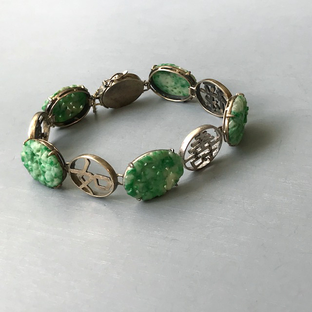 Feng Shui Agate Pixiu Green Jade Wealth Bracelet | KarmaWeather Shop